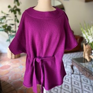 Fuchsia pink Anne Klein sweater M